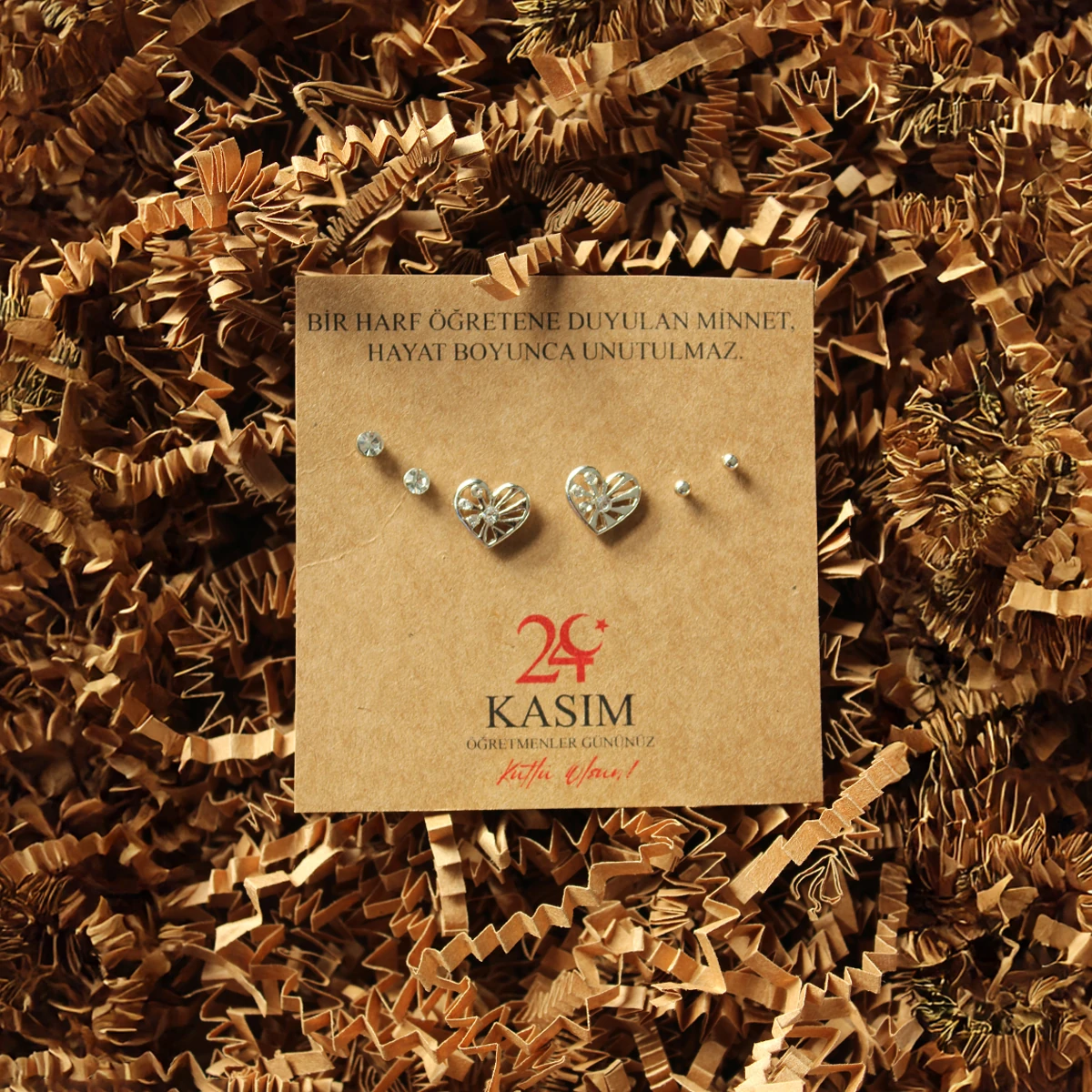 Hediyelik Küpe Modelleri - Öğretmenle Günü'ne Özel - Model 3